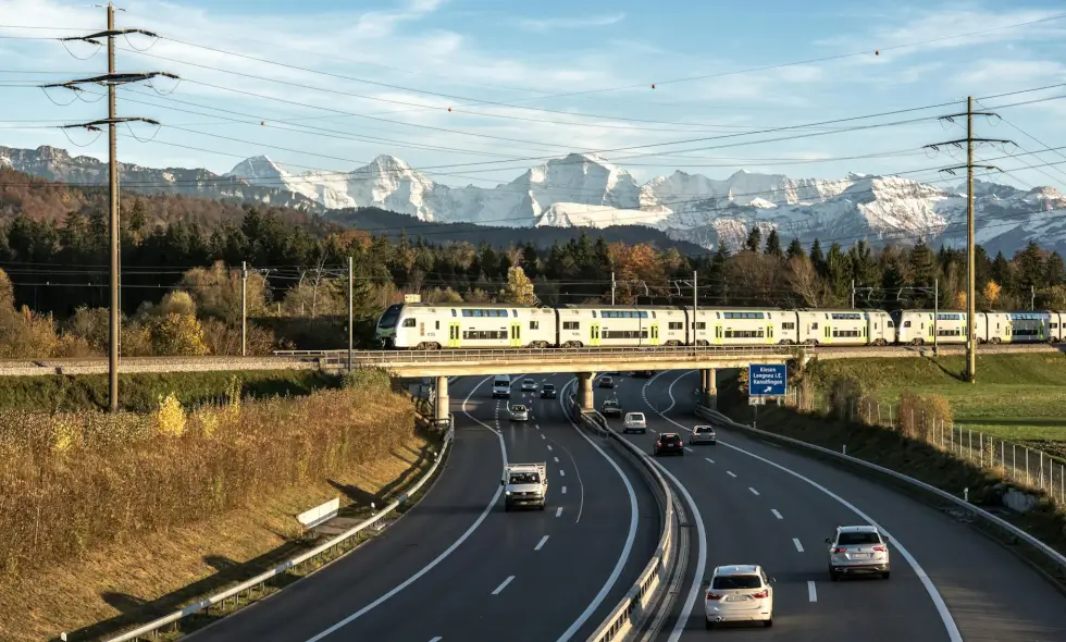 Gebruik van de Zwitserse autosnelweg en aankoop van tolvignet